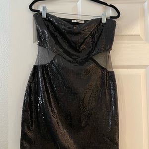 Strapless Sequin LBD